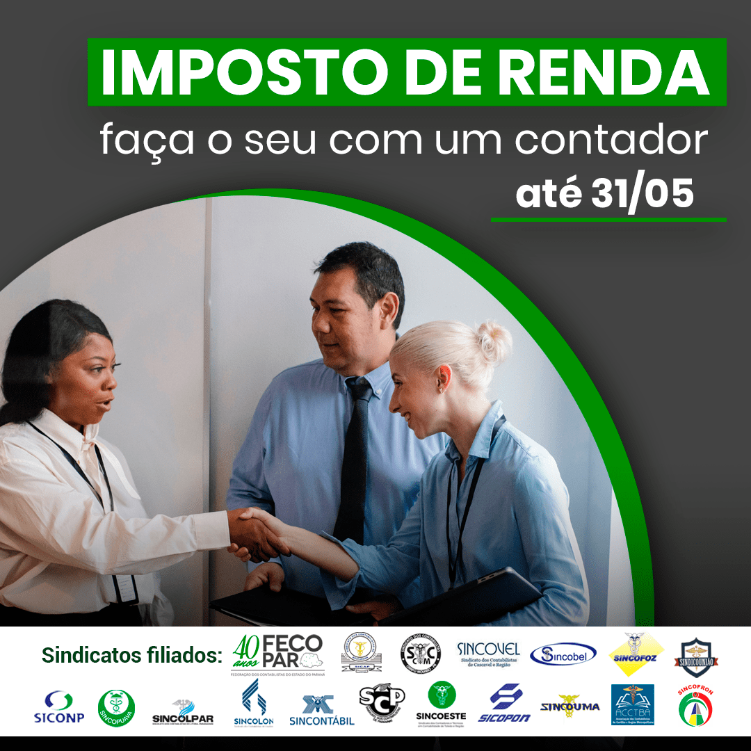 Prazo De Entrega Da Declaração De Imposto De Renda Foi Adiado Pela Receita Federal Fecopar 7532