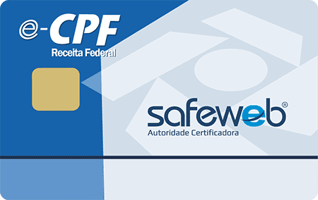 Certificado digital e-CPF